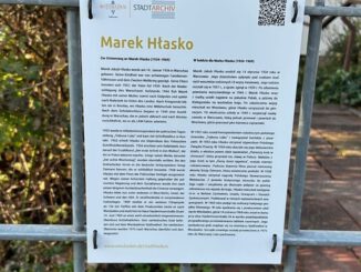 Gedenktafel in Wiesbaden erinnert an den polnischen Autor Marek Hłasko