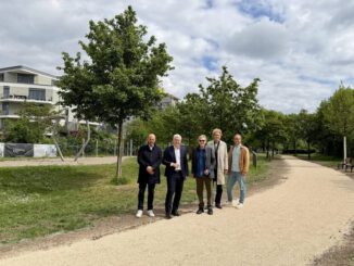 Kastel: Neue Fuß und Radwege verbinden Helling Höfe direkt mit Rheinpromenade