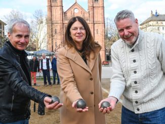 Luisenplatz: Boulebahnen wieder geöffnet und Verleihangebote per App verfügbar
